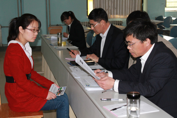 山东修建大学结业生面试（复试）名单及面试安排